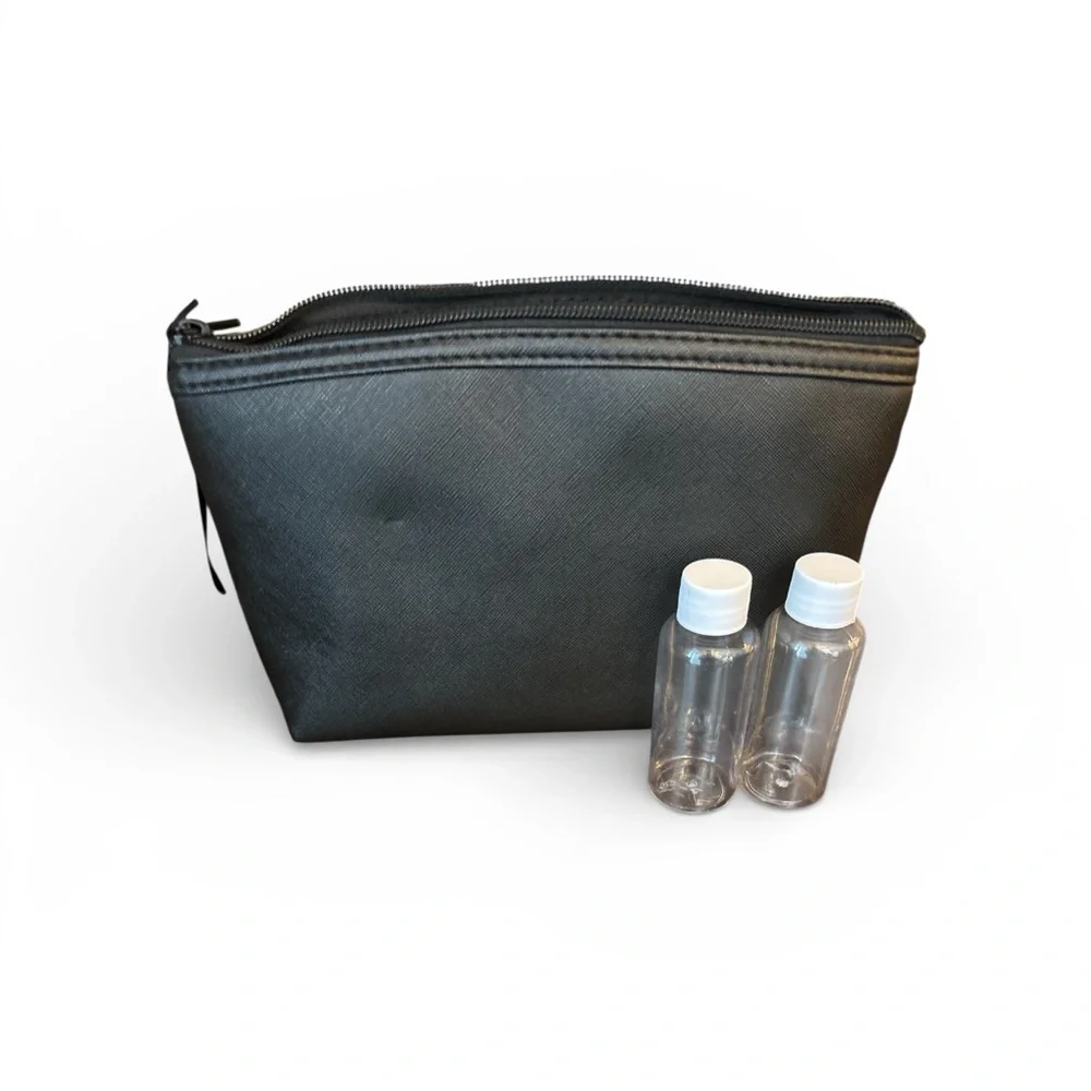Bebe Charcoal Black Cosmetic Bag - Picture 3 of 4